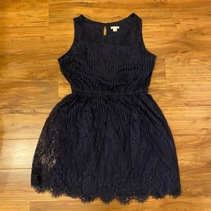 Navy blue dress